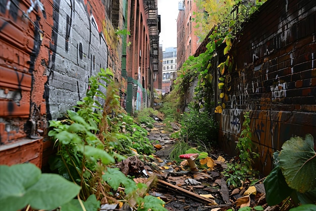 Une zone industrielle abandonnée à New York