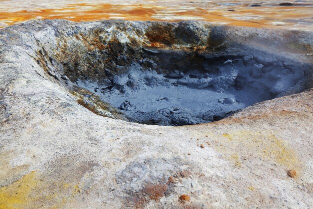 Zone thermale en Islande