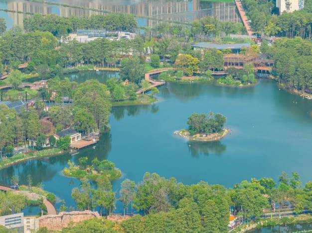 Photo le zoo de wuhan et le lac mo shui