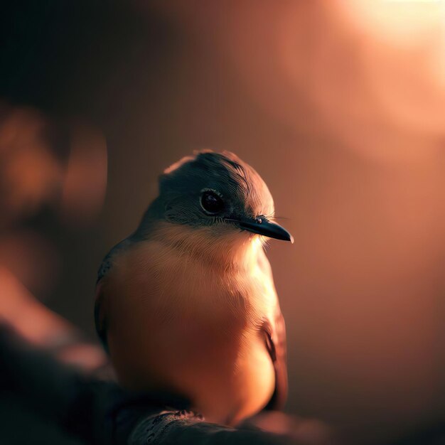 Photo zoom sur le plumage lumineux du rollier indien au soleil