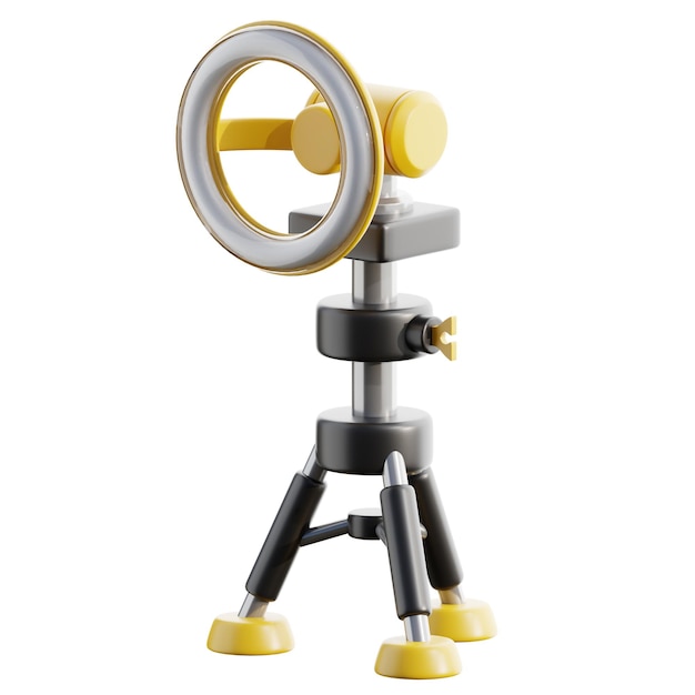 3D Adjustable Ring Light On Tripod