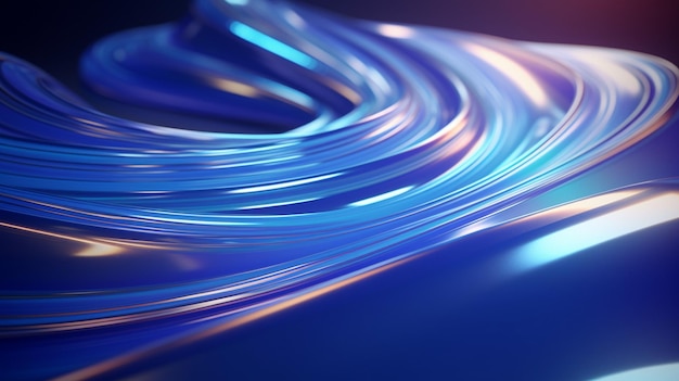 3d fluid abstract technology background generative ai