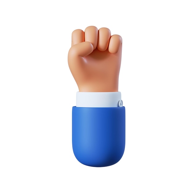 3d render strength icon