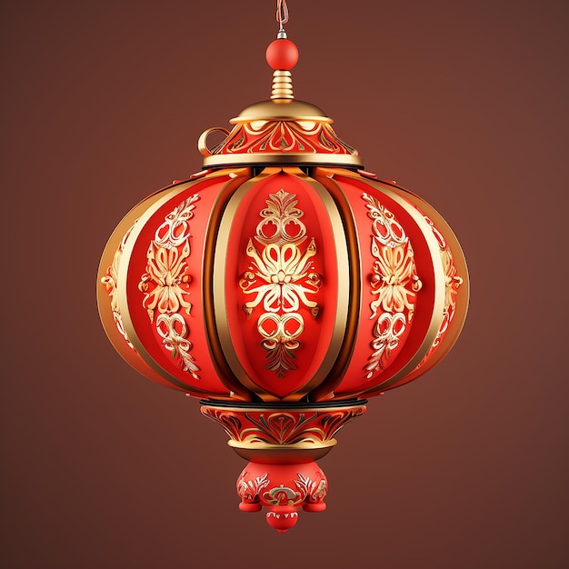 3d rendered Chinese new year traditional lantern