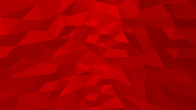 3d rendering Luxurious elegant red background with triangles and crystals