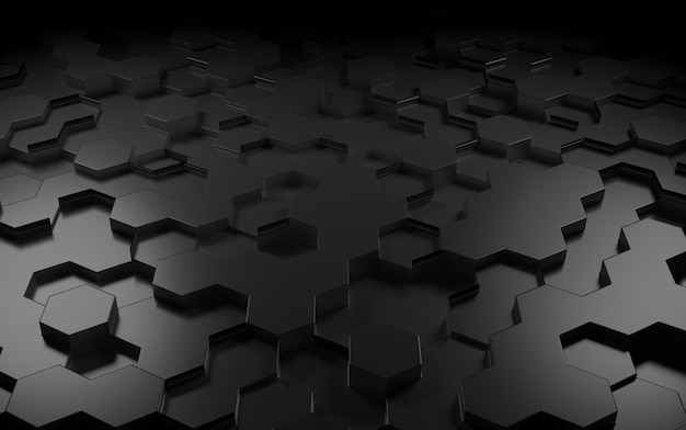 3d rendering of abstract wallpaper with geometric shapes.