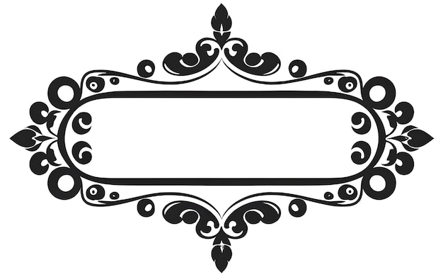 A beautiful decorative frame with a floral design on it