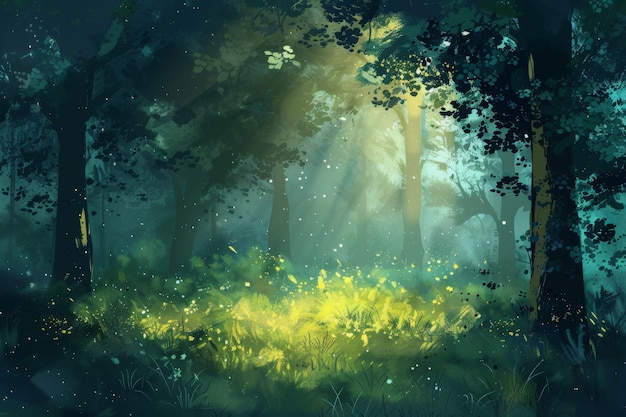 a beautiful vector landscape background