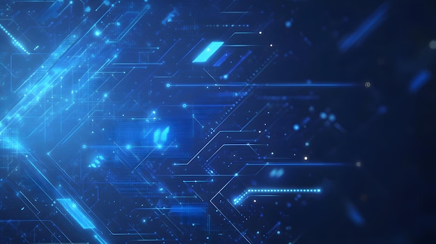 a blue digital abstract background with a blue and white design with a blue background