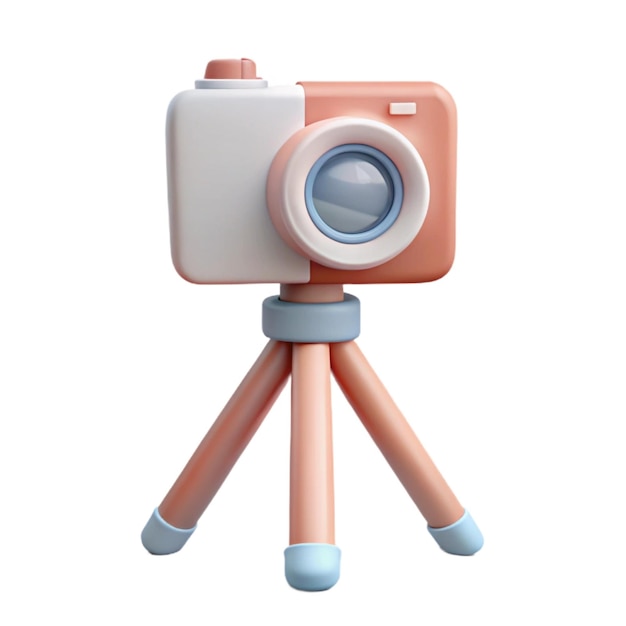 a camera with a lens on it and a camera on the top