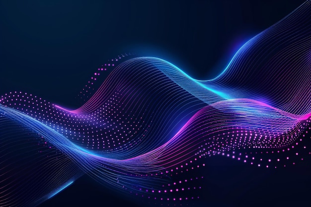 a colorful abstract image of a wave and the words  flow