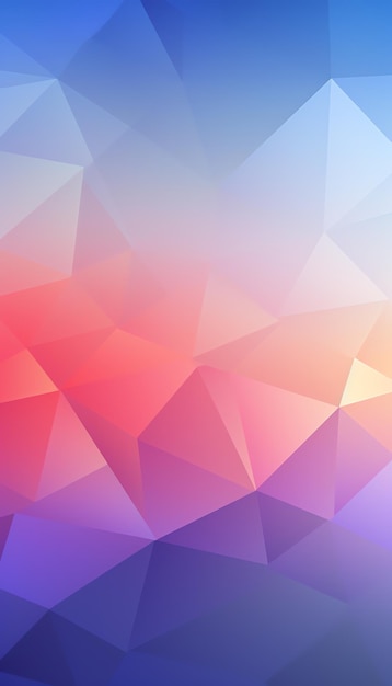 A colorful background with triangles