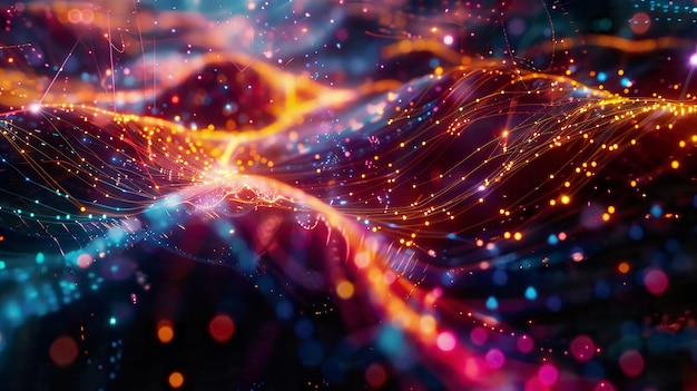 a computer generated image of a purple and orange galaxy with the words quot light quot