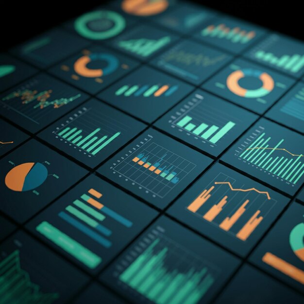 a computer screen with a graphic of a graph with the word graph on it