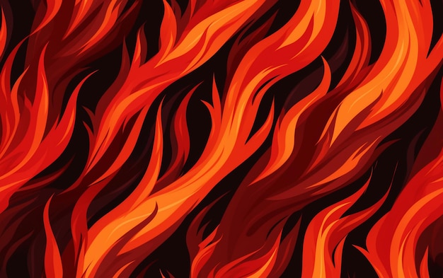 a fire burns with flames like a background