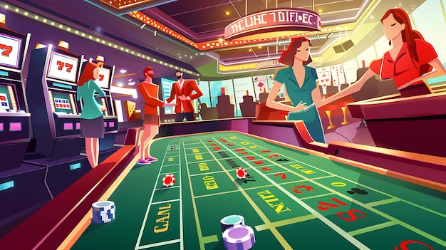 a game with a girl playing poker on the floor