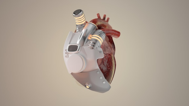 A heart with a valve and a valve