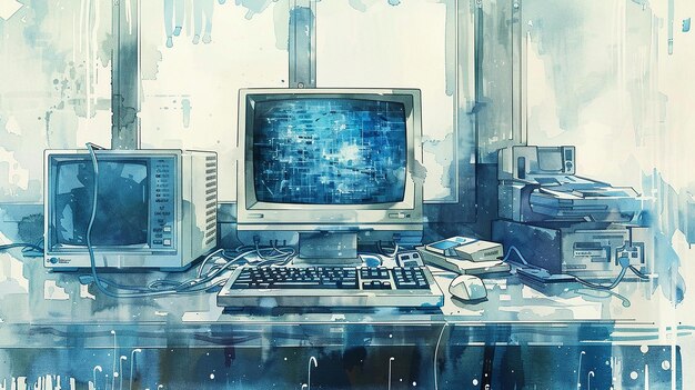 a laptop computer showing the world of algorithms and ai