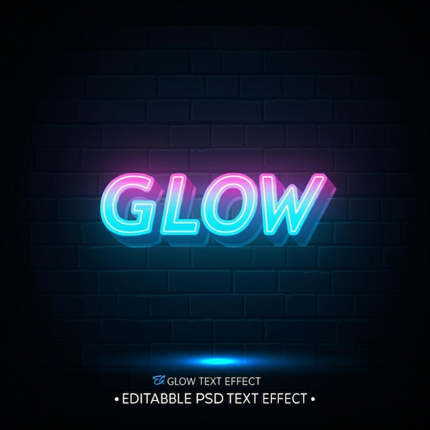 a neon sign that says glow up on it