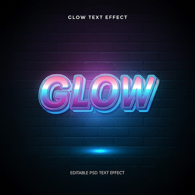 a neon sign that says glow up text on it