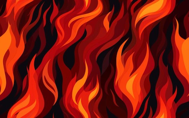 a picture of a fire with the flames burning
