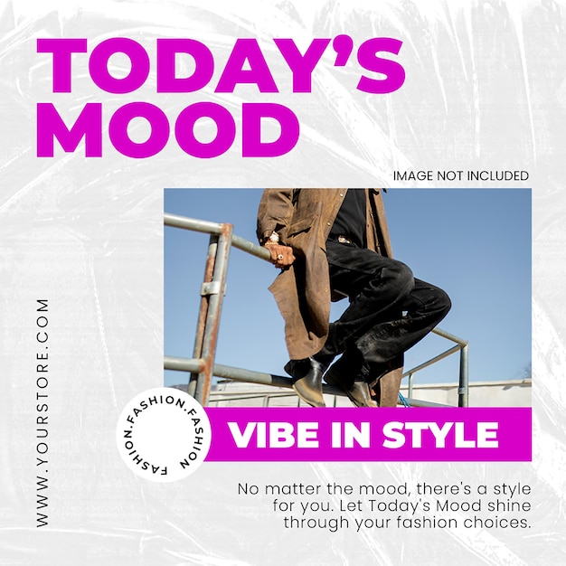 A Poster For Fresh Summer Fashion Social Media Post Template