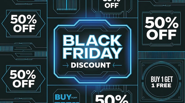 a poster that says black friday on it