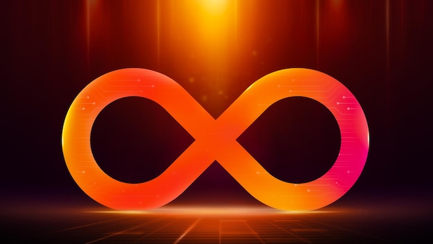a poster with the symbol of infinity and the words infinity