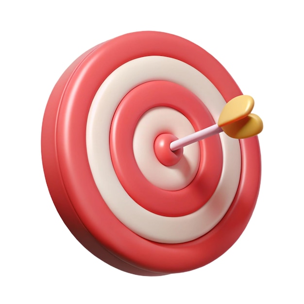 a red and blue target with a blue and red target on the center