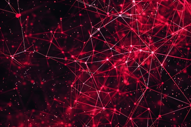 a red background with a purple background with a pattern of lines and dots
