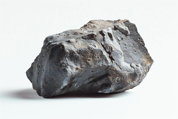 a rock with the word  h m  on it