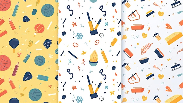 A series of drawings of children's toys including a child's drawing.
