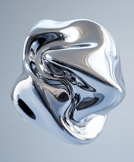 a silver object with a silver object that saysaon it