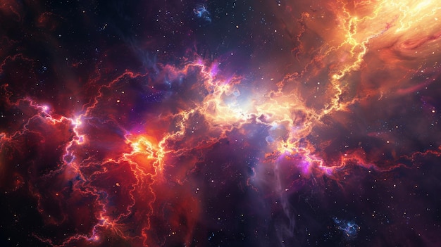 a space background with stars and nebula in the background