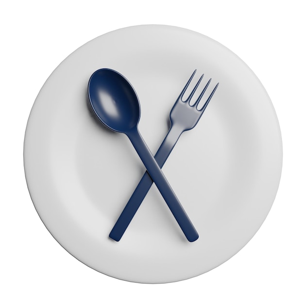a spoon and spoon on a plate with a white plate with a spoon and spoon