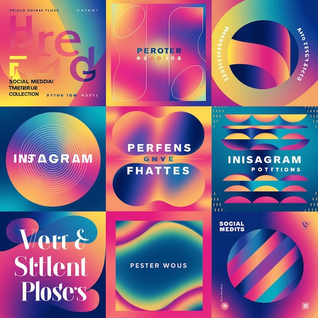 A vibrant and engaging social media collection feature