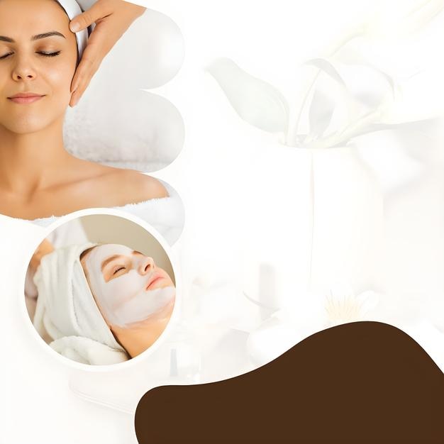 a woman with a towel over her head and the words  natural beauty