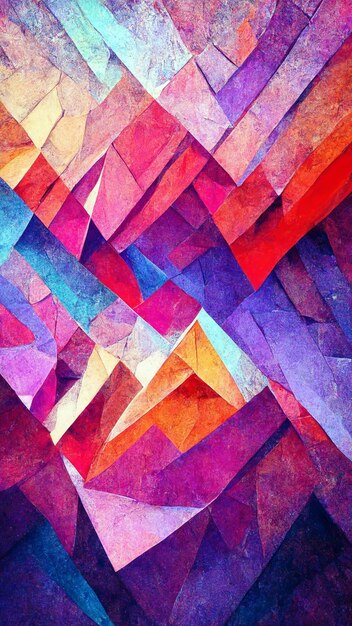 Abstract background consisting of triangles Gradient color
