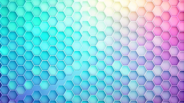 abstract background with a pattern of hexagons