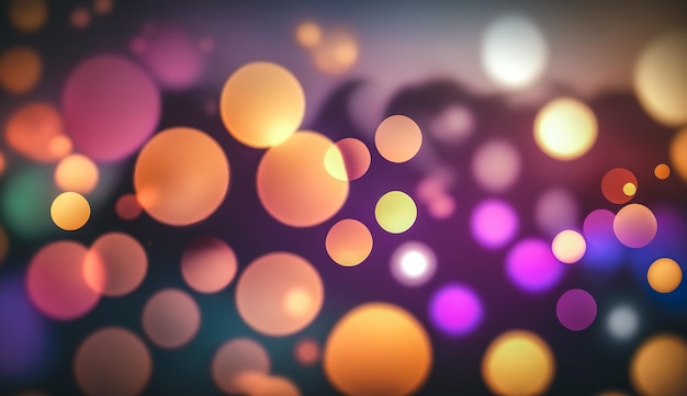 Abstract background with balls of different colors generative AI