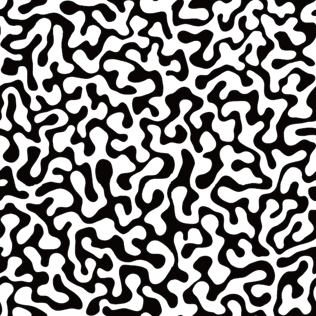 abstract brush doodle background seamless pattern vector for decoraative purpose