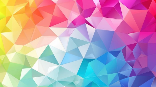 Abstract Colorful Geometric Background