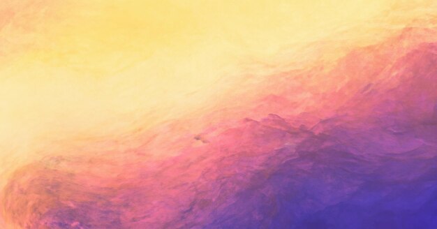 Abstract Colorful Watercolor Paint Purple Orange Yellow Background with Liquid Fluid Texture for Banner