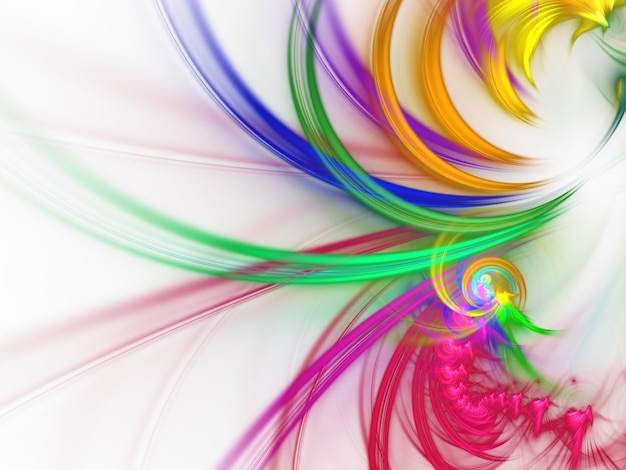 abstract fractal background 3d rendering