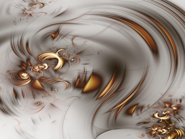 abstract fractal background 3d rendering