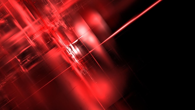 Abstract glowing geometric background Modern digital technologies an element of design and decoration 3d render