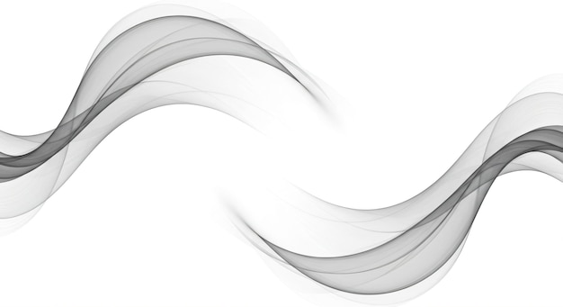 Abstract Gray Wavy Lines background