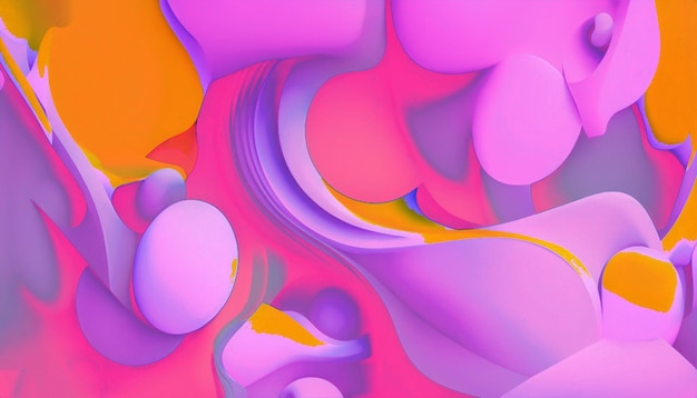 Abstract multicolored shapes background