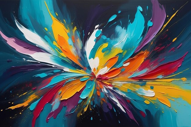 Abstract painting Versatile artistic backdrop can apply to a wide range of creative design