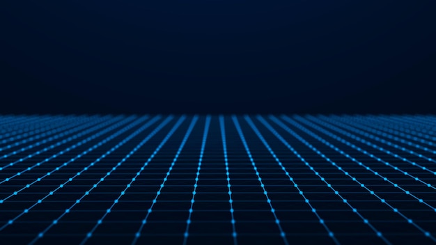 abstract technology background futuristic perspective background big data visualization 3d rendering